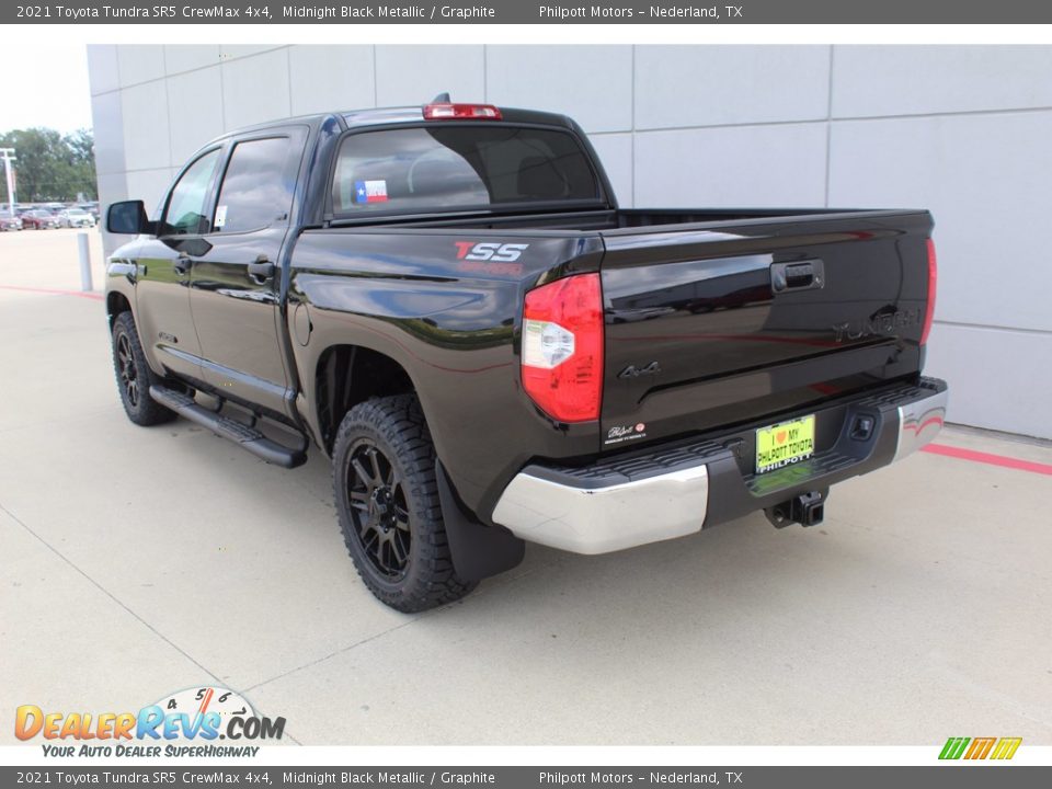 2021 Toyota Tundra SR5 CrewMax 4x4 Midnight Black Metallic / Graphite Photo #6