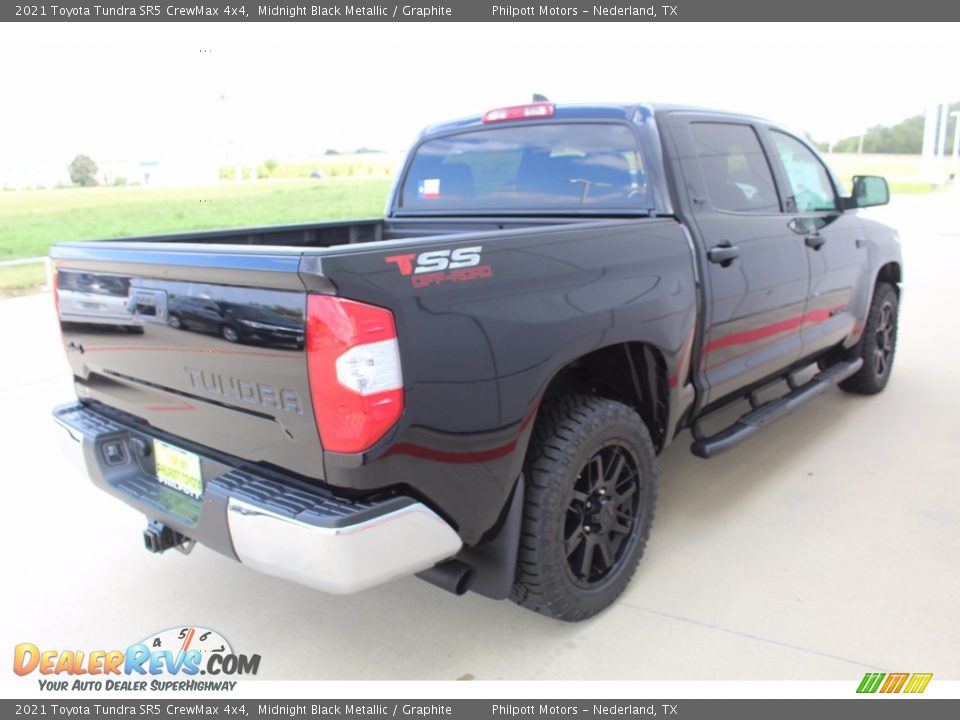 2021 Toyota Tundra SR5 CrewMax 4x4 Midnight Black Metallic / Graphite Photo #8