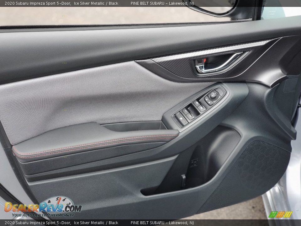 2020 Subaru Impreza Sport 5-Door Ice Silver Metallic / Black Photo #12