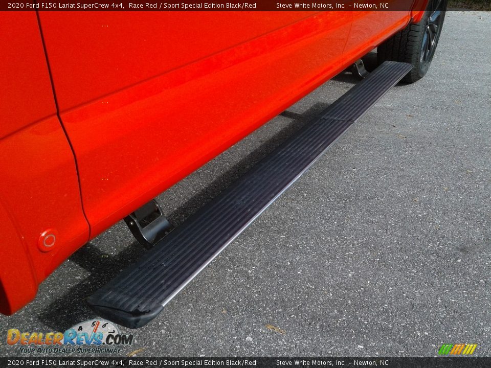 2020 Ford F150 Lariat SuperCrew 4x4 Race Red / Sport Special Edition Black/Red Photo #4