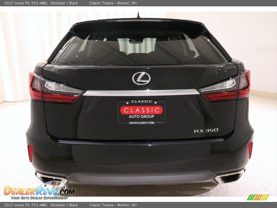 2017 Lexus RX 350 AWD Obsidian / Black Photo #35