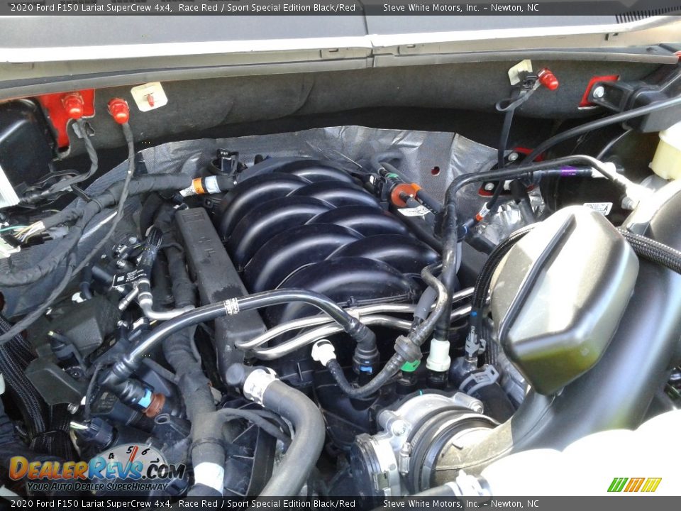 2020 Ford F150 Lariat SuperCrew 4x4 5.0 Liter DOHC 32-Valve Ti-VCT E85 V8 Engine Photo #13