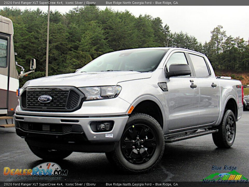 2020 Ford Ranger XLT SuperCrew 4x4 Iconic Silver / Ebony Photo #1