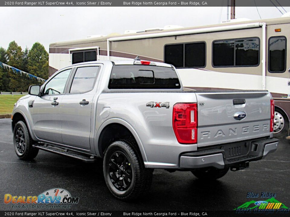 2020 Ford Ranger XLT SuperCrew 4x4 Iconic Silver / Ebony Photo #3