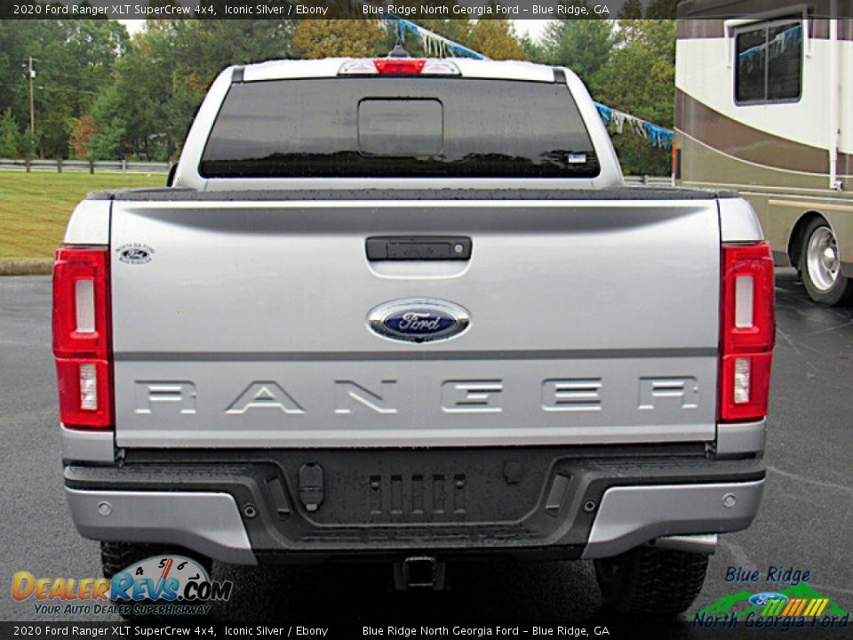 2020 Ford Ranger XLT SuperCrew 4x4 Iconic Silver / Ebony Photo #4