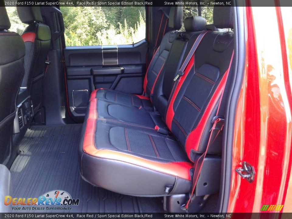 Rear Seat of 2020 Ford F150 Lariat SuperCrew 4x4 Photo #16