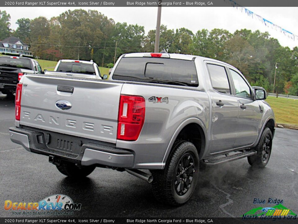 2020 Ford Ranger XLT SuperCrew 4x4 Iconic Silver / Ebony Photo #5