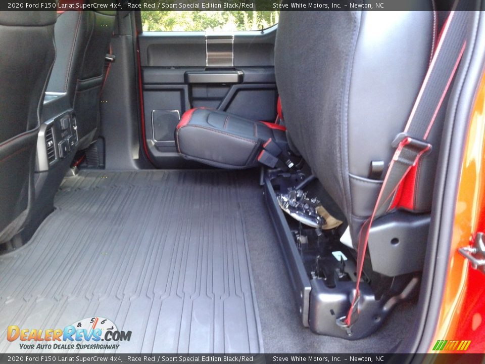 Rear Seat of 2020 Ford F150 Lariat SuperCrew 4x4 Photo #17