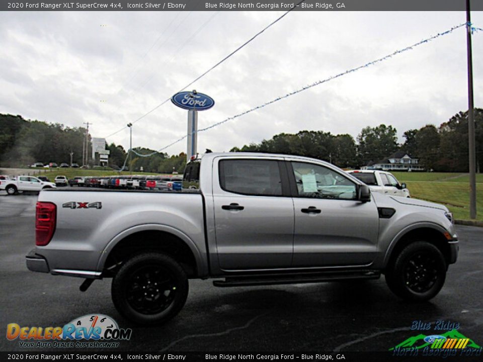 2020 Ford Ranger XLT SuperCrew 4x4 Iconic Silver / Ebony Photo #6