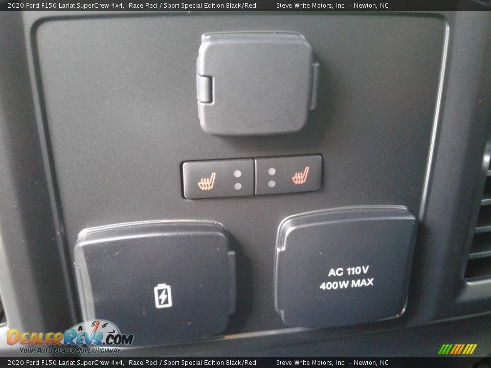 2020 Ford F150 Lariat SuperCrew 4x4 Race Red / Sport Special Edition Black/Red Photo #18