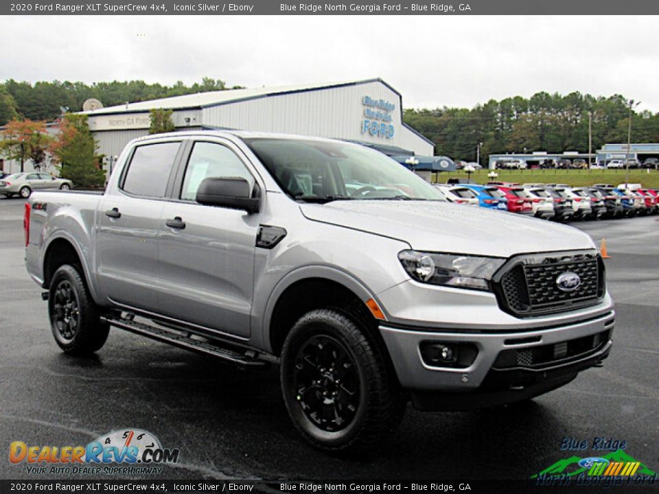 2020 Ford Ranger XLT SuperCrew 4x4 Iconic Silver / Ebony Photo #7