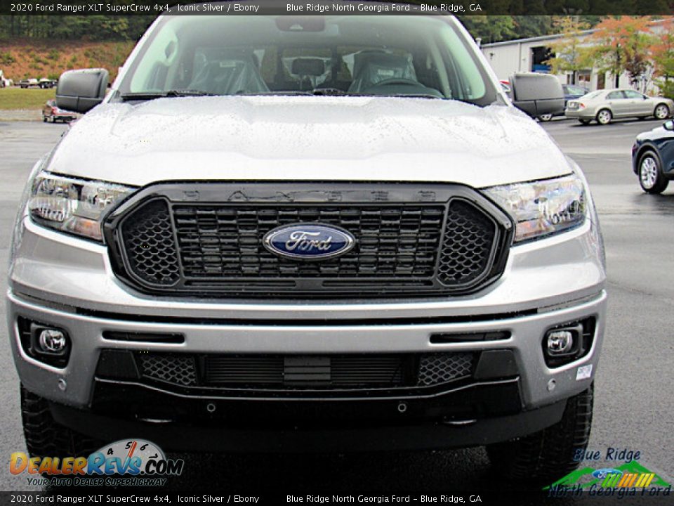 2020 Ford Ranger XLT SuperCrew 4x4 Iconic Silver / Ebony Photo #8