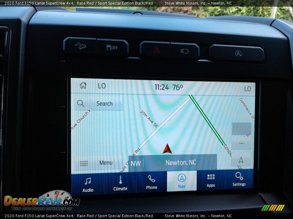 2020 Ford F150 Lariat SuperCrew 4x4 Race Red / Sport Special Edition Black/Red Photo #28