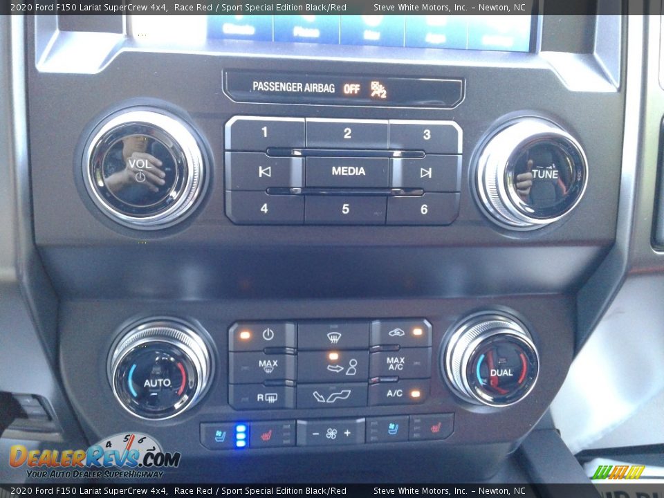 2020 Ford F150 Lariat SuperCrew 4x4 Race Red / Sport Special Edition Black/Red Photo #31