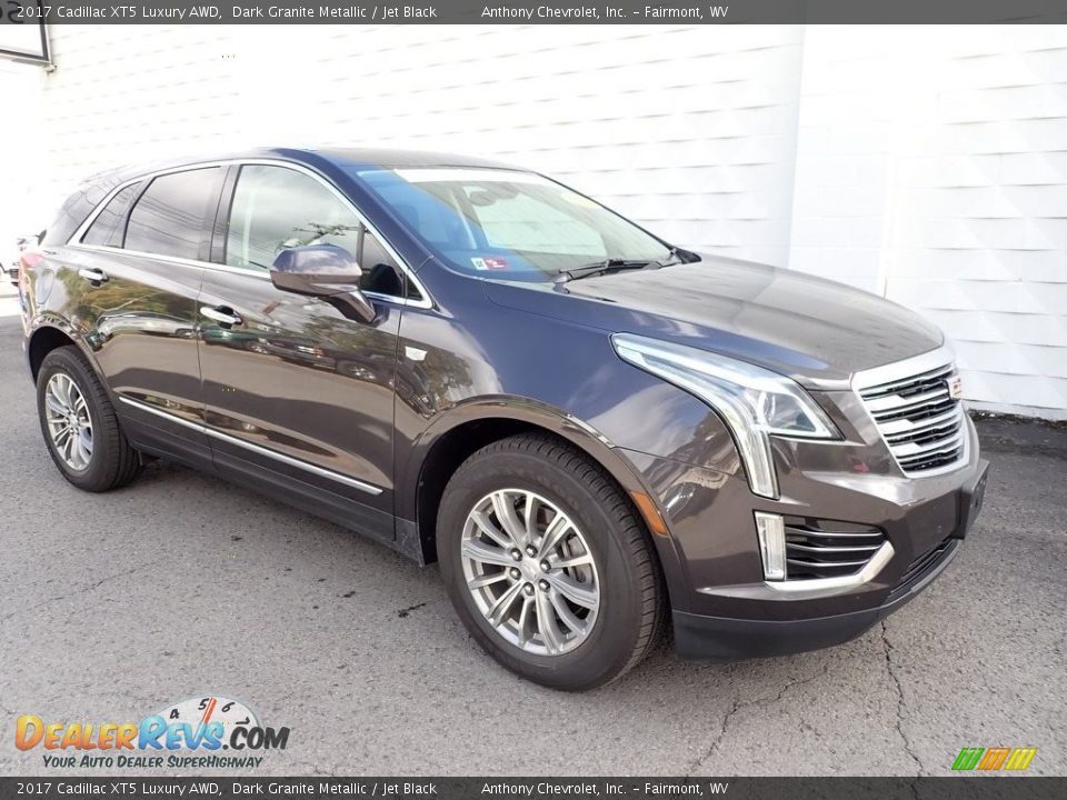 2017 Cadillac XT5 Luxury AWD Dark Granite Metallic / Jet Black Photo #1