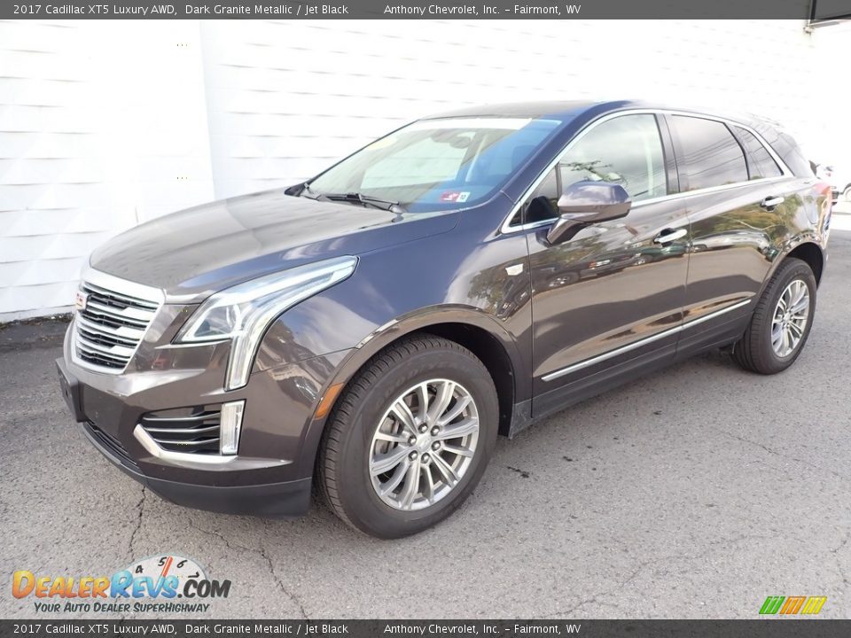 2017 Cadillac XT5 Luxury AWD Dark Granite Metallic / Jet Black Photo #2