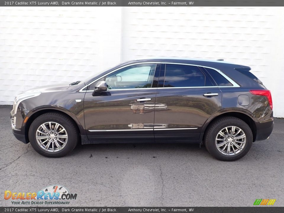 2017 Cadillac XT5 Luxury AWD Dark Granite Metallic / Jet Black Photo #4