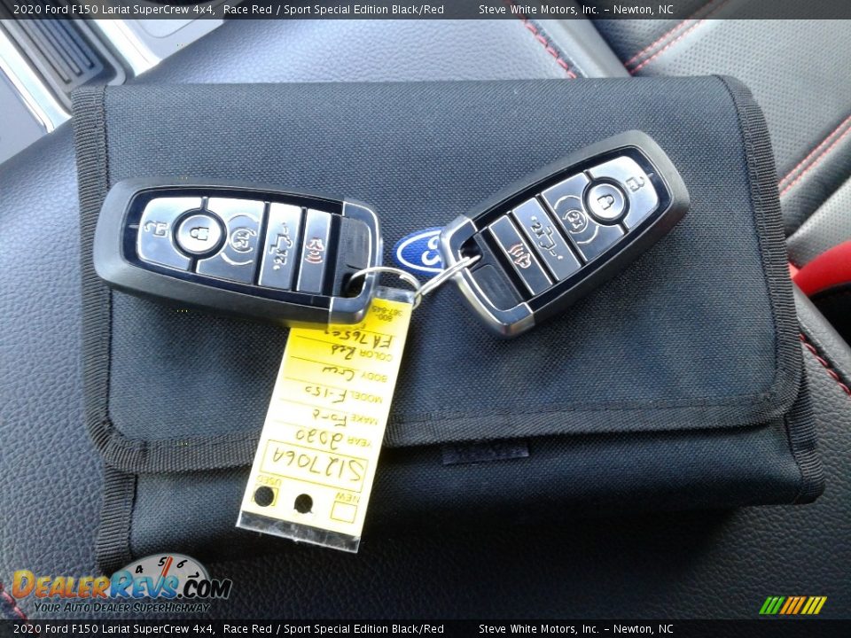 2020 Ford F150 Lariat SuperCrew 4x4 Race Red / Sport Special Edition Black/Red Photo #35