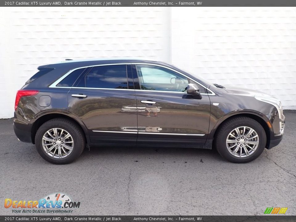 2017 Cadillac XT5 Luxury AWD Dark Granite Metallic / Jet Black Photo #5