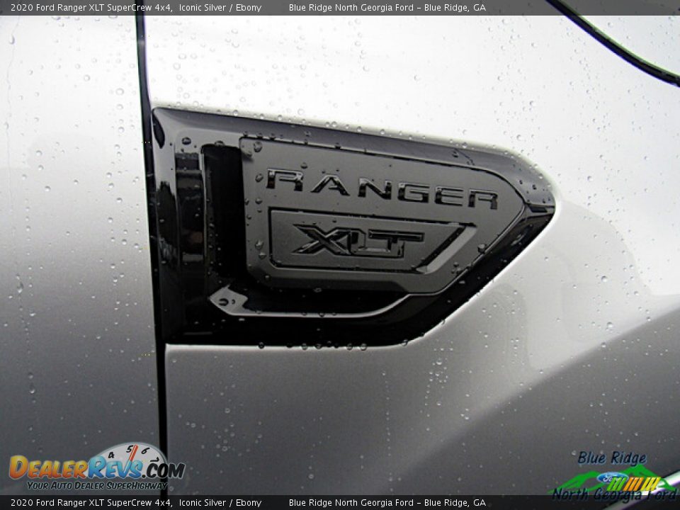 2020 Ford Ranger XLT SuperCrew 4x4 Iconic Silver / Ebony Photo #25