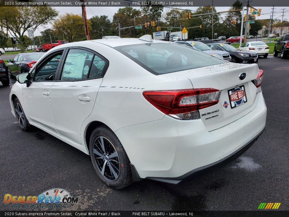 2020 Subaru Impreza Premium Sedan Crystal White Pearl / Black Photo #6