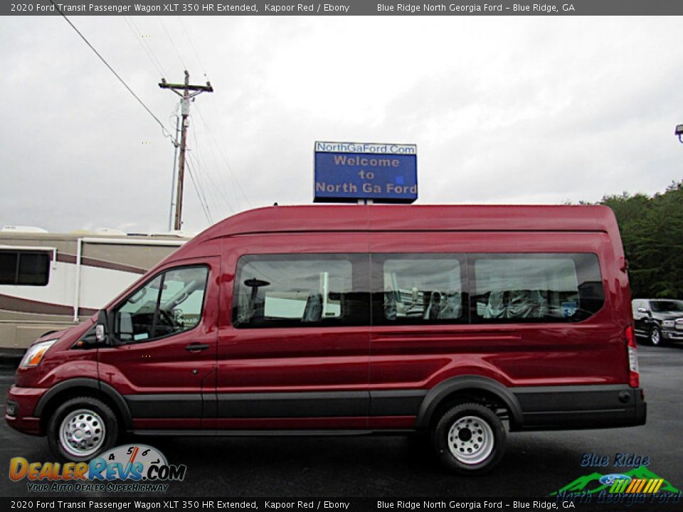2020 Ford Transit Passenger Wagon XLT 350 HR Extended Kapoor Red / Ebony Photo #2