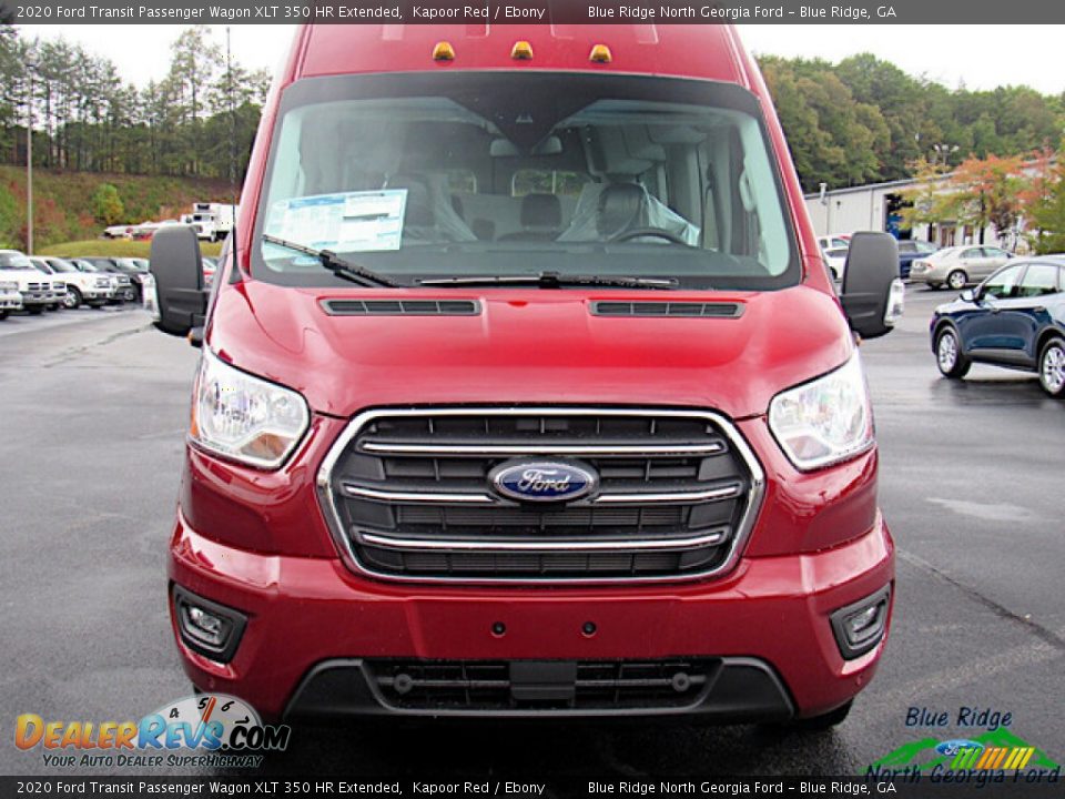 2020 Ford Transit Passenger Wagon XLT 350 HR Extended Kapoor Red / Ebony Photo #8