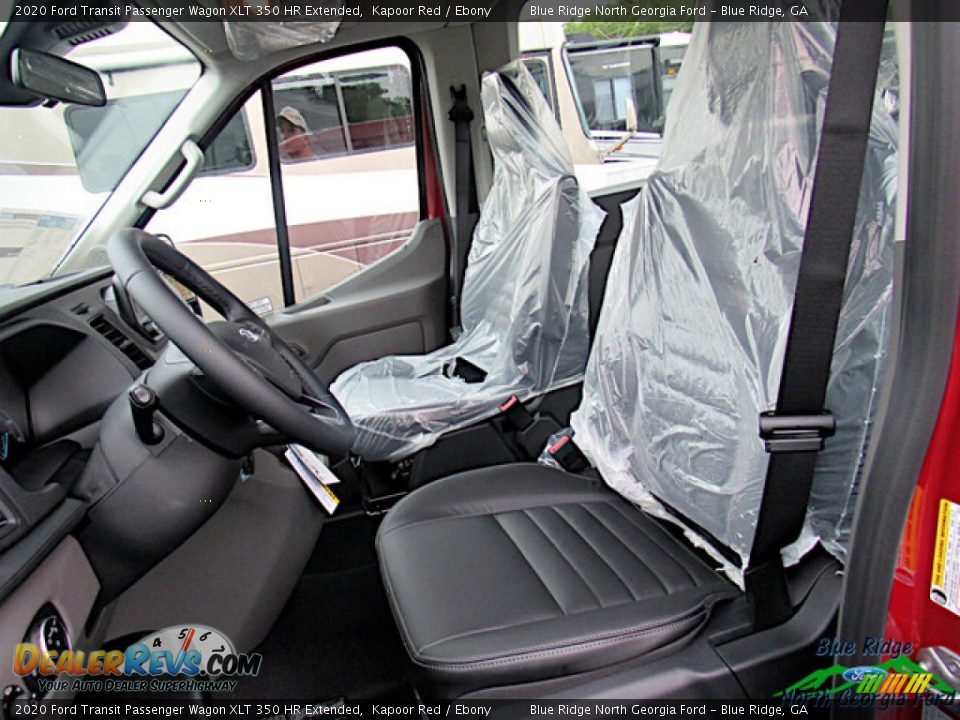 Front Seat of 2020 Ford Transit Passenger Wagon XLT 350 HR Extended Photo #10
