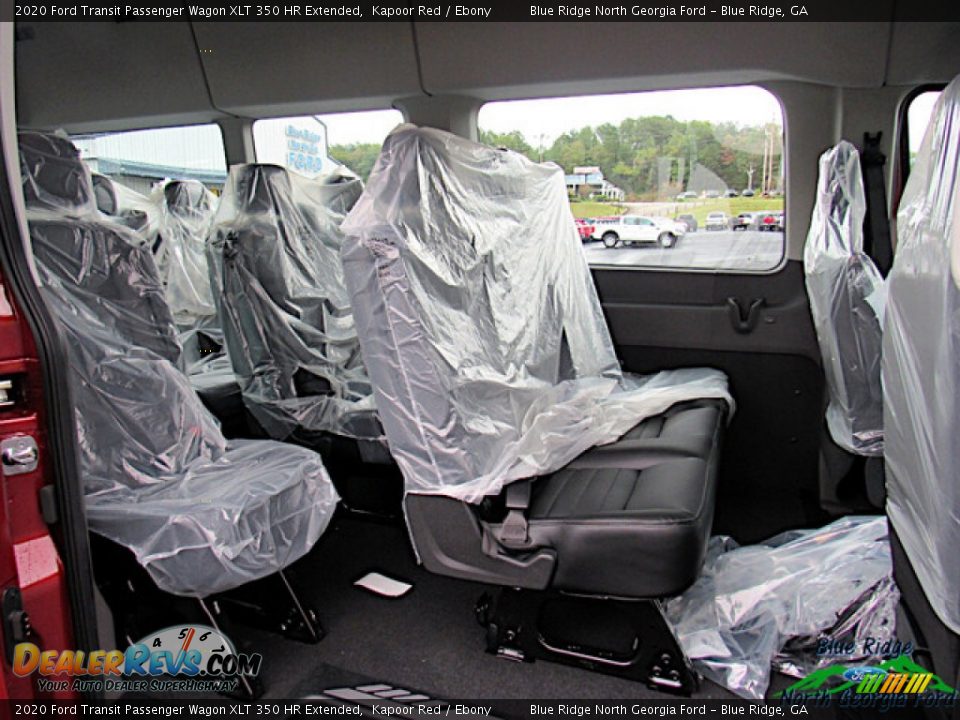 Rear Seat of 2020 Ford Transit Passenger Wagon XLT 350 HR Extended Photo #12