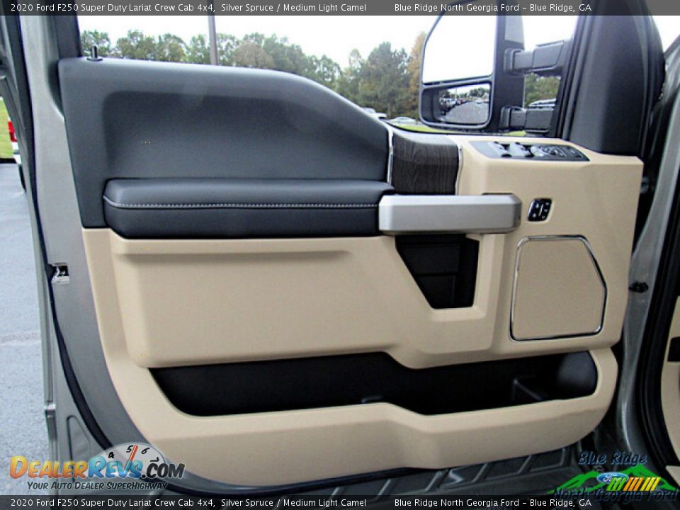 2020 Ford F250 Super Duty Lariat Crew Cab 4x4 Silver Spruce / Medium Light Camel Photo #9