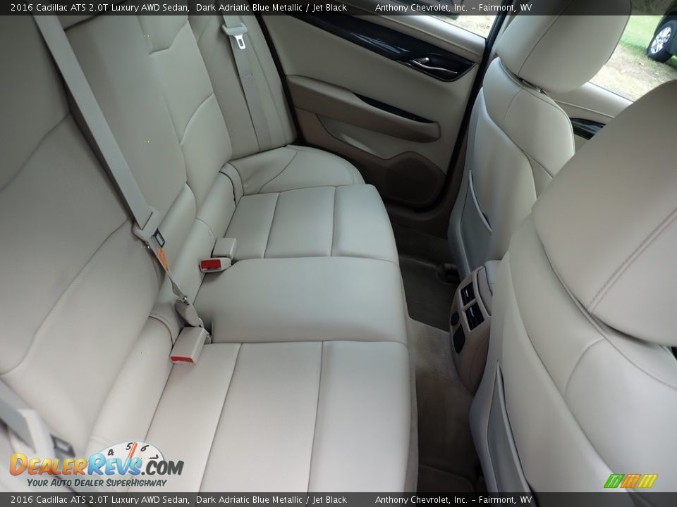 Rear Seat of 2016 Cadillac ATS 2.0T Luxury AWD Sedan Photo #8