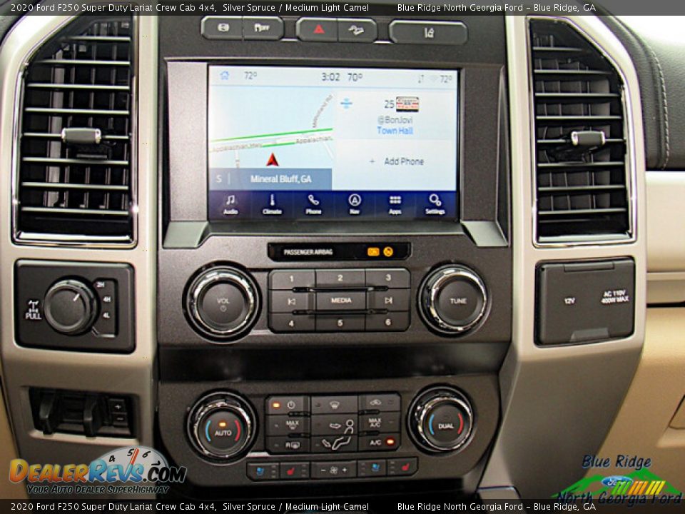 2020 Ford F250 Super Duty Lariat Crew Cab 4x4 Silver Spruce / Medium Light Camel Photo #17
