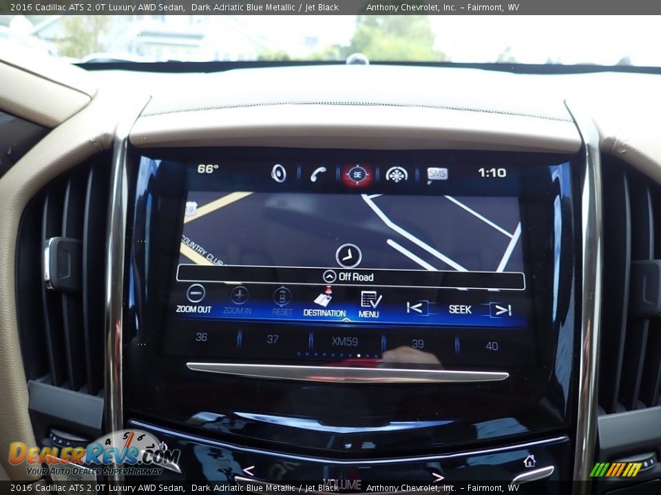 Navigation of 2016 Cadillac ATS 2.0T Luxury AWD Sedan Photo #16