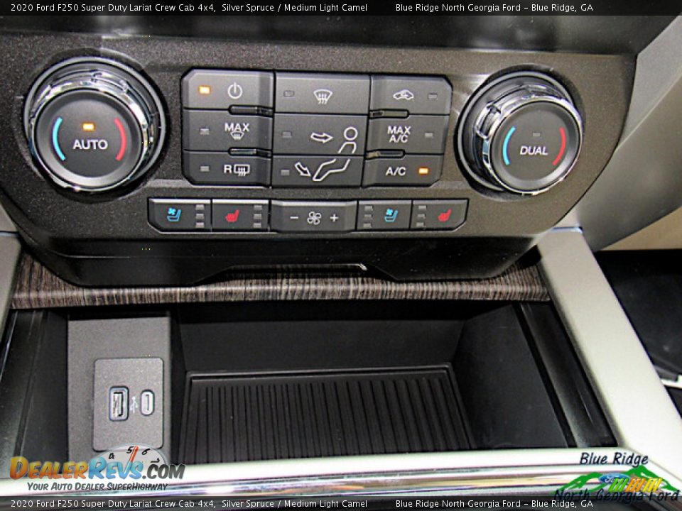 2020 Ford F250 Super Duty Lariat Crew Cab 4x4 Silver Spruce / Medium Light Camel Photo #21