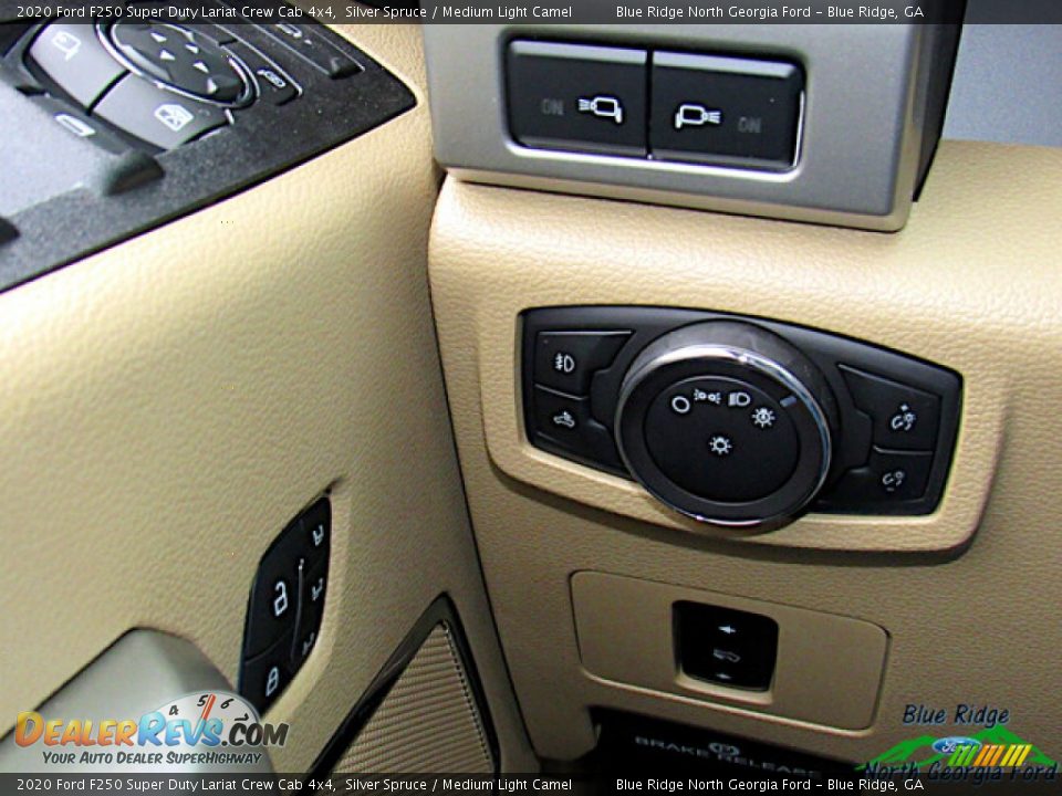 2020 Ford F250 Super Duty Lariat Crew Cab 4x4 Silver Spruce / Medium Light Camel Photo #23