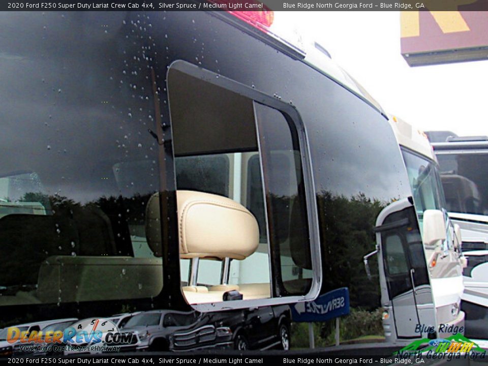 2020 Ford F250 Super Duty Lariat Crew Cab 4x4 Silver Spruce / Medium Light Camel Photo #25