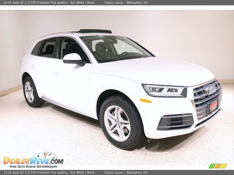 2018 Audi Q5 2.0 TFSI Premium Plus quattro Ibis White / Black Photo #1