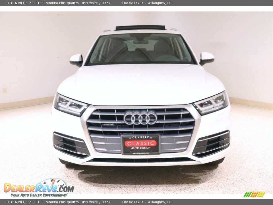 2018 Audi Q5 2.0 TFSI Premium Plus quattro Ibis White / Black Photo #2