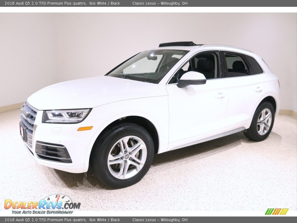 2018 Audi Q5 2.0 TFSI Premium Plus quattro Ibis White / Black Photo #3