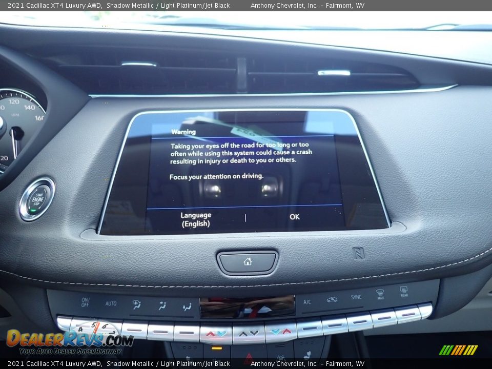 Controls of 2021 Cadillac XT4 Luxury AWD Photo #15