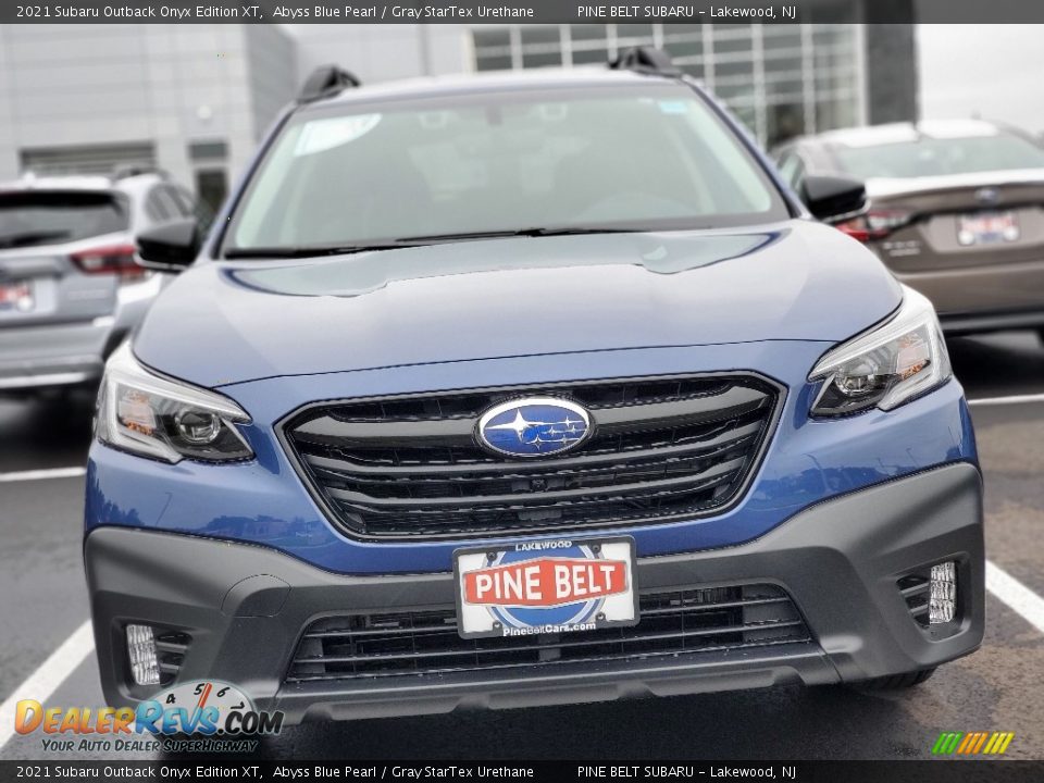 2021 Subaru Outback Onyx Edition XT Abyss Blue Pearl / Gray StarTex Urethane Photo #3