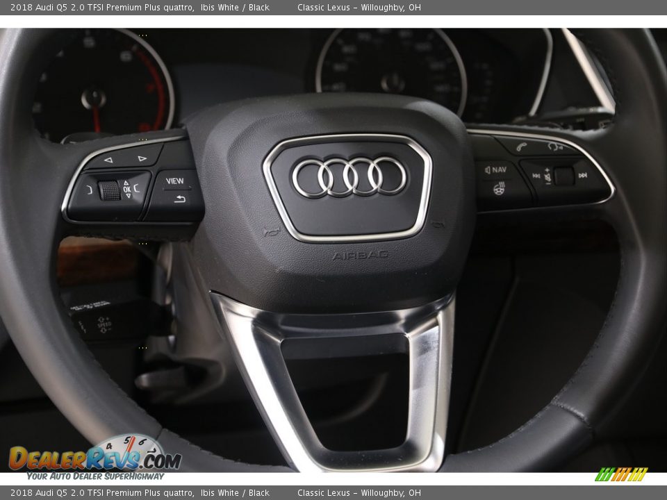 2018 Audi Q5 2.0 TFSI Premium Plus quattro Ibis White / Black Photo #8