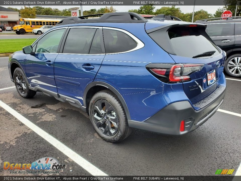 2021 Subaru Outback Onyx Edition XT Abyss Blue Pearl / Gray StarTex Urethane Photo #6