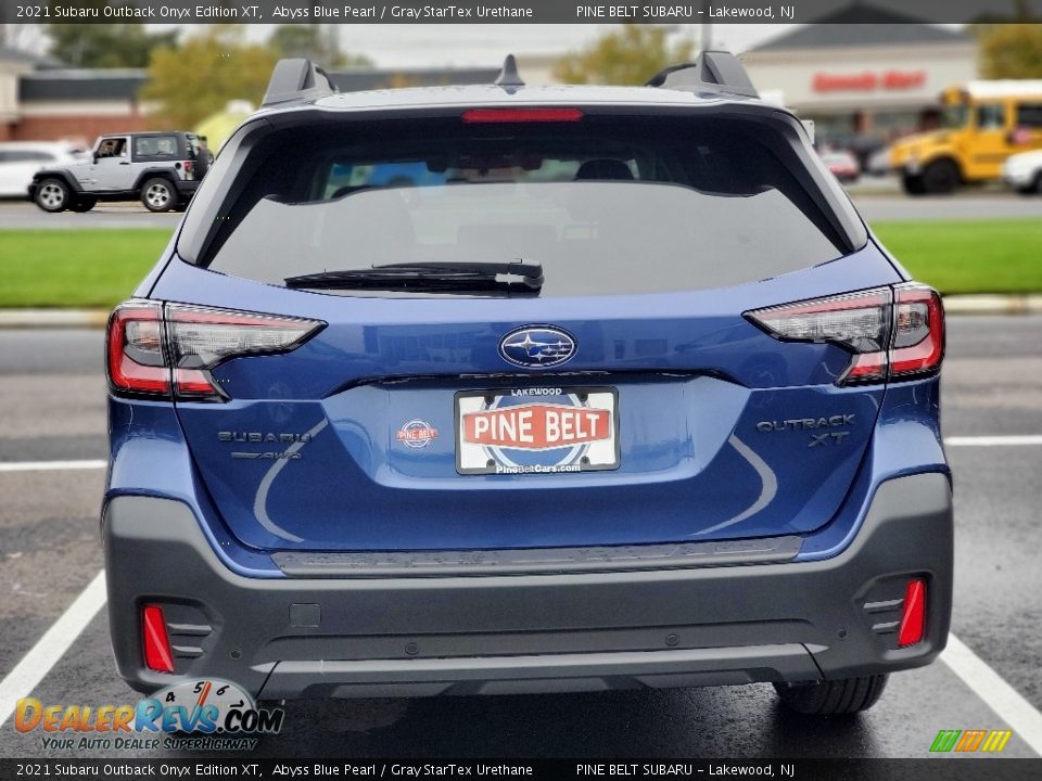 2021 Subaru Outback Onyx Edition XT Abyss Blue Pearl / Gray StarTex Urethane Photo #7