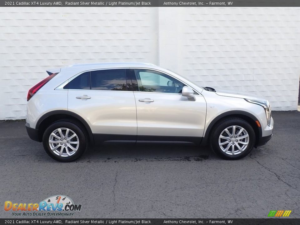 Radiant Silver Metallic 2021 Cadillac XT4 Luxury AWD Photo #4