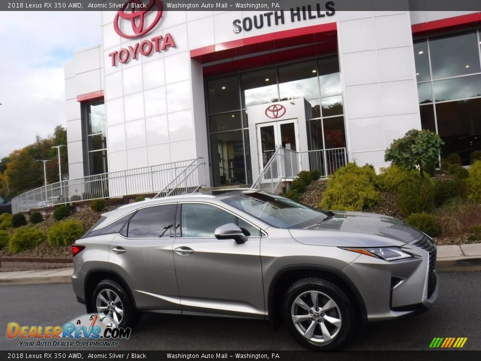 2018 Lexus RX 350 AWD Atomic Silver / Black Photo #2