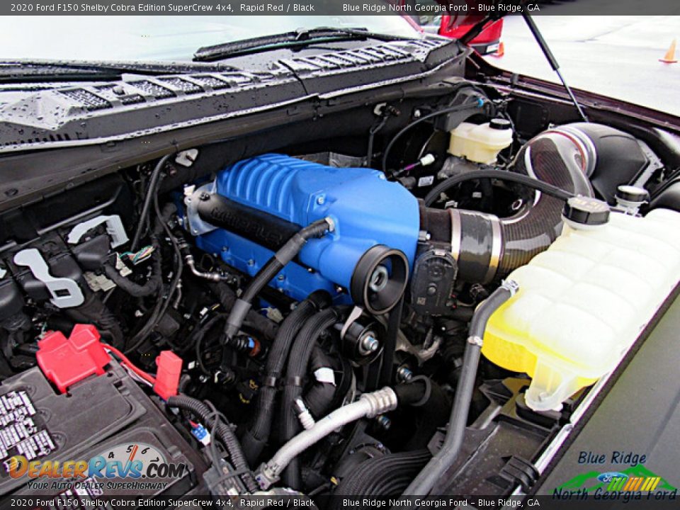 2020 Ford F150 Shelby Cobra Edition SuperCrew 4x4 5.0 Liter Shelby Supercharged DOHC 32-Valve Ti-VCT E85 V8 Engine Photo #32
