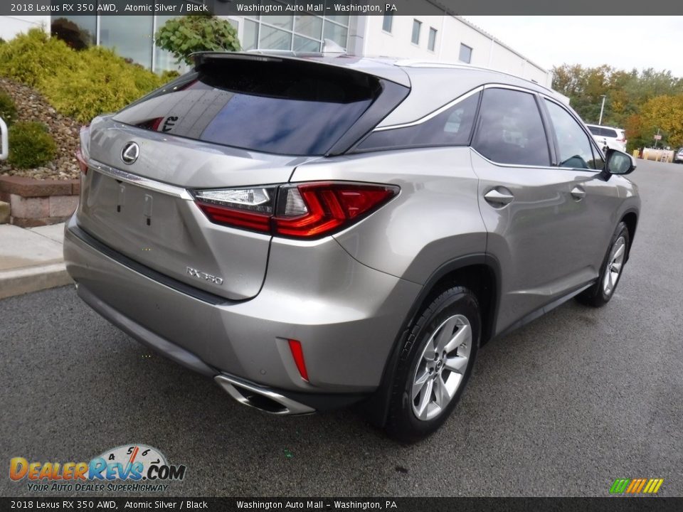 2018 Lexus RX 350 AWD Atomic Silver / Black Photo #16