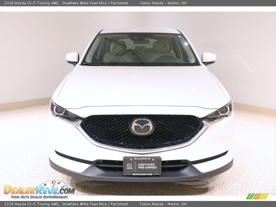 2018 Mazda CX-5 Touring AWD Snowflake White Pearl Mica / Parchment Photo #2