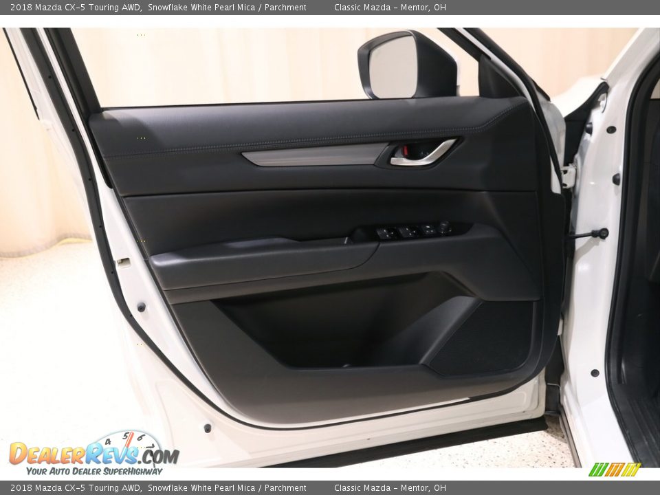 2018 Mazda CX-5 Touring AWD Snowflake White Pearl Mica / Parchment Photo #4
